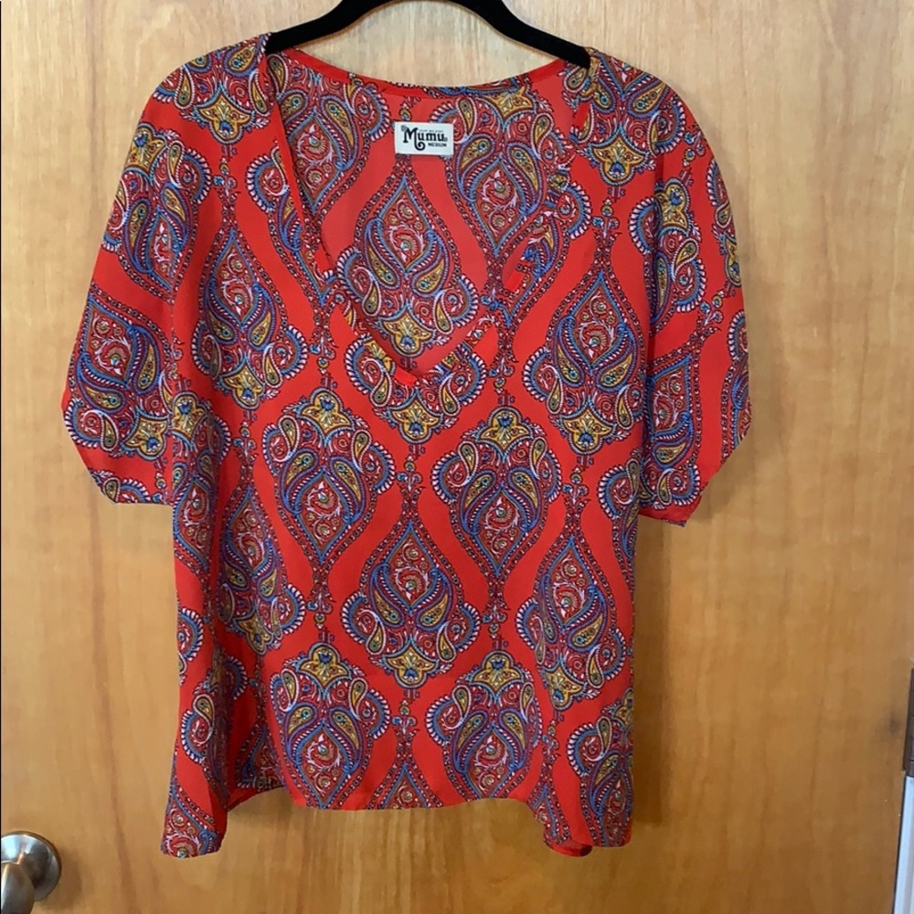 EUC SMYM V-Neck Top